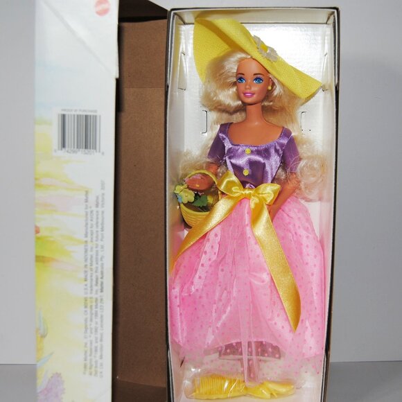 Vintage Spring Blossom Barbie Doll Avon First In Series 15201 NRFB 1995 Mattel - Picture 1 of 2